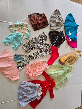 Homemade Vintage Barbie Doll Size Clothes